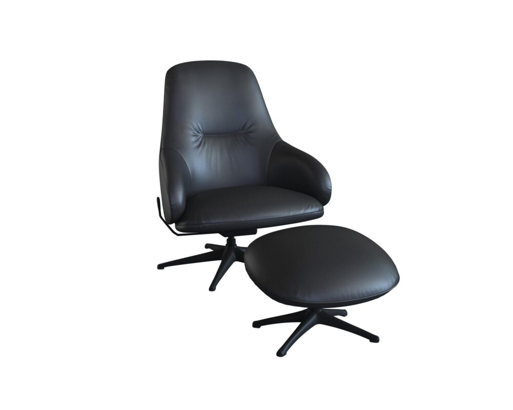 Flexlux Falcone Relaxsessel mit separater Fussstütze