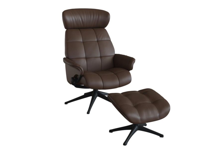 Flexlux Skagen Relaxsessel mit separater Fussstütze