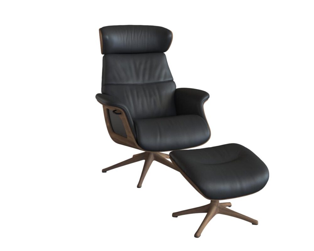 Flexlux Clement Relaxsessel mit separater Fussstütze