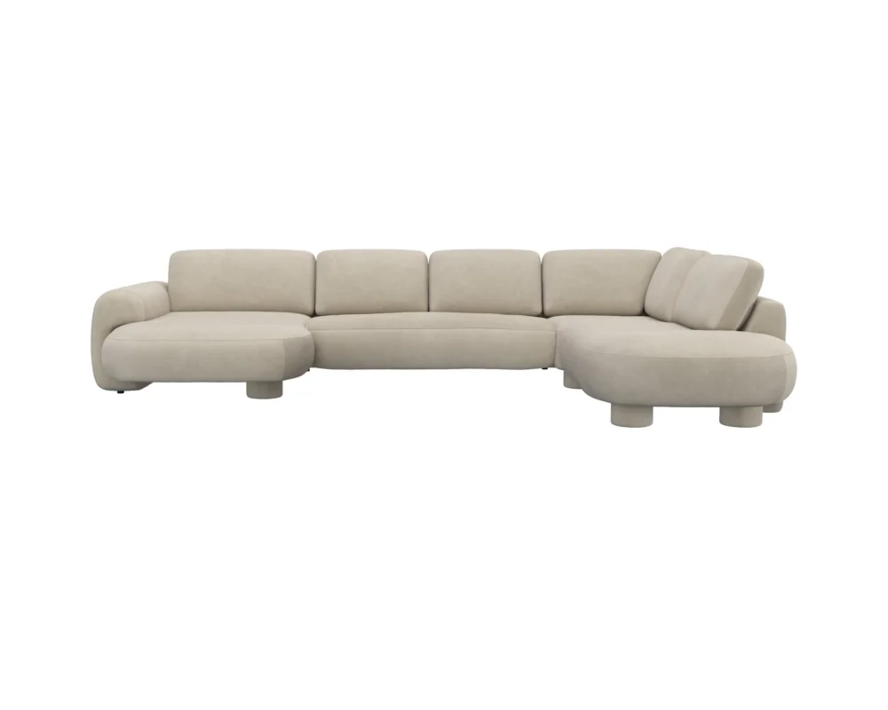 Flexlux Molino 2.5 Sitzer Chaiselong Open End Sofa – Bild 2