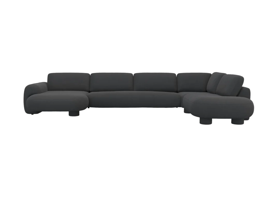 Flexlux Molino 3 Sitzer Chaiselong Open End Sofa – Bild 30