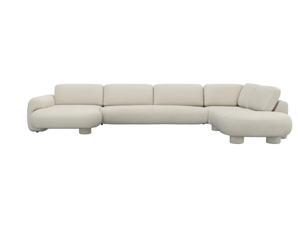 Flexlux Molino 3 Sitzer Chaiselong Open End Sofa – Bild 20