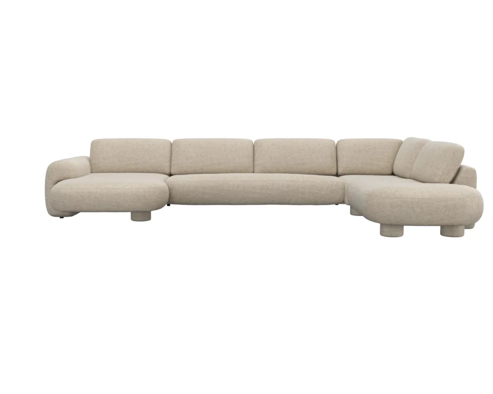 Flexlux Molino 3 Sitzer Chaiselong Open End Sofa – Bild 7