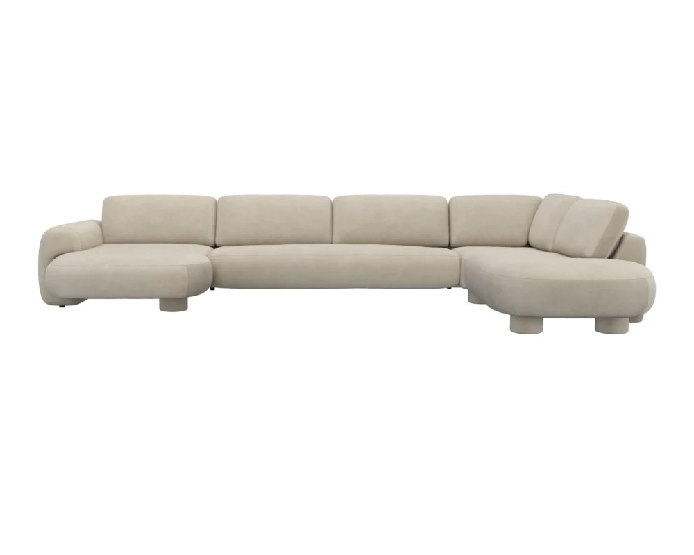 Flexlux Molino 3 Sitzer Chaiselong Open End Sofa – Bild 2