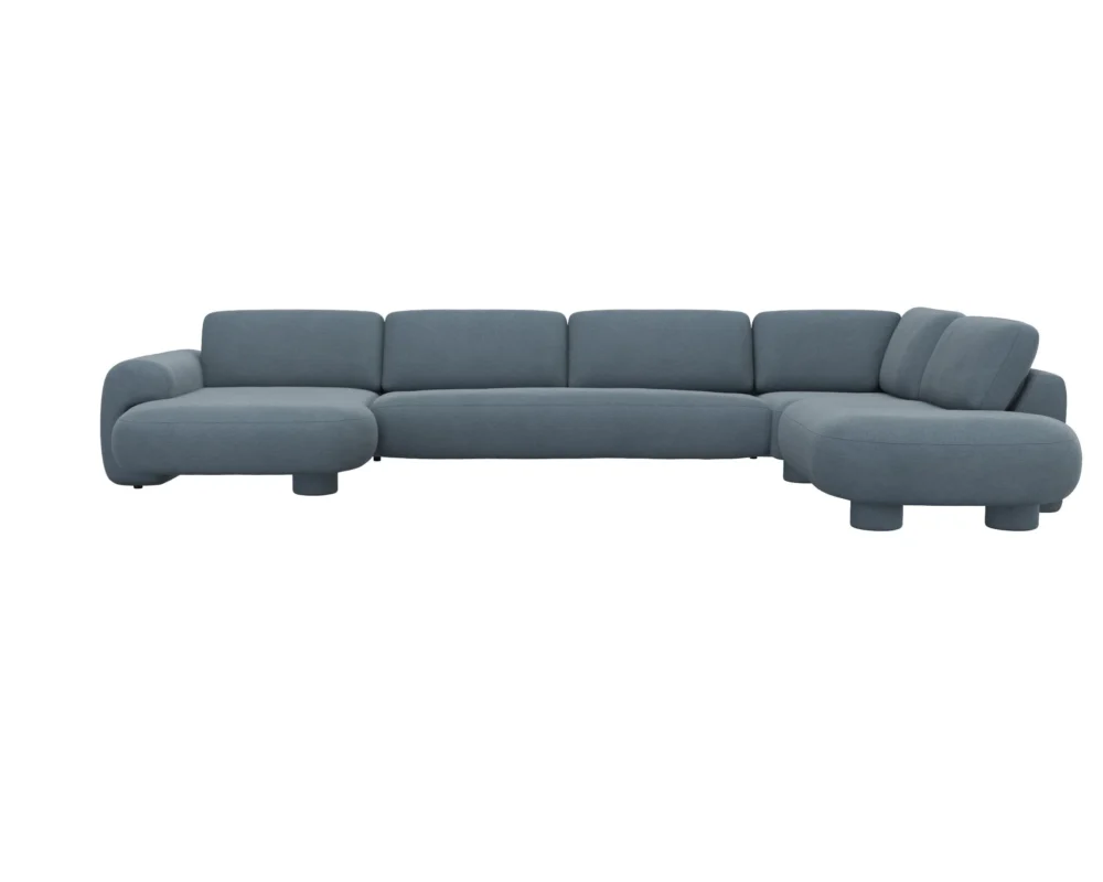 Flexlux Molino 3 Sitzer Chaiselong Open End Sofa – Bild 4