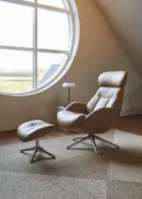 Flexlux Elegant Relaxsessel mit separater Fussstütze