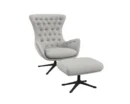 Flexlux sini Designsessel mit schwarzen Beinen