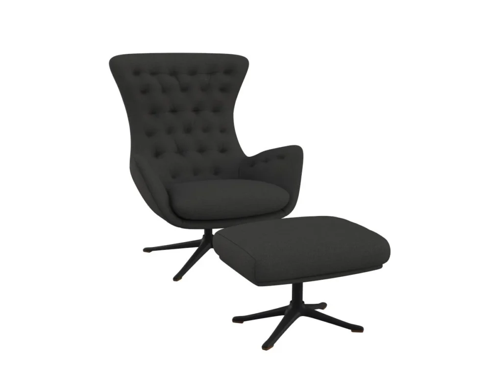 Flexlux sini Designsessel mit schwarzen Beinen – Bild 30