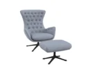 Flexlux sini Designsessel mit schwarzen Beinen