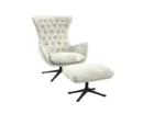 Flexlux sini Designsessel mit schwarzen Beinen