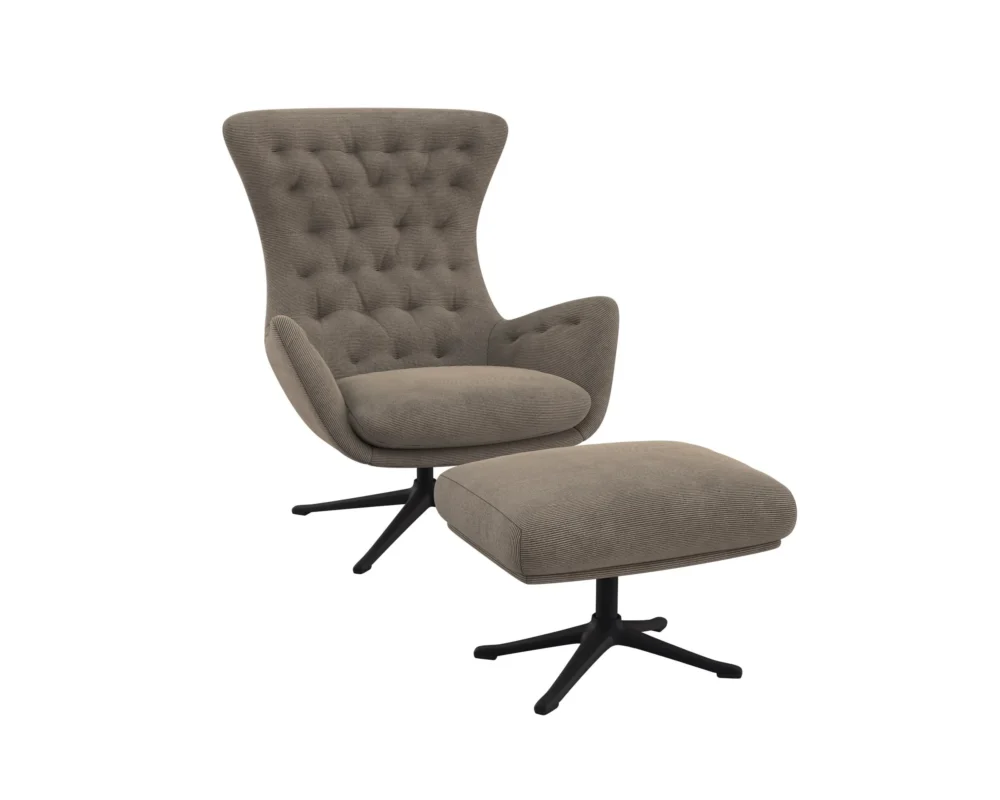 Flexlux sini Designsessel mit schwarzen Beinen – Bild 18