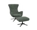 Flexlux sini Designsessel mit schwarzen Beinen