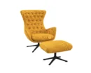 Flexlux sini Designsessel mit schwarzen Beinen