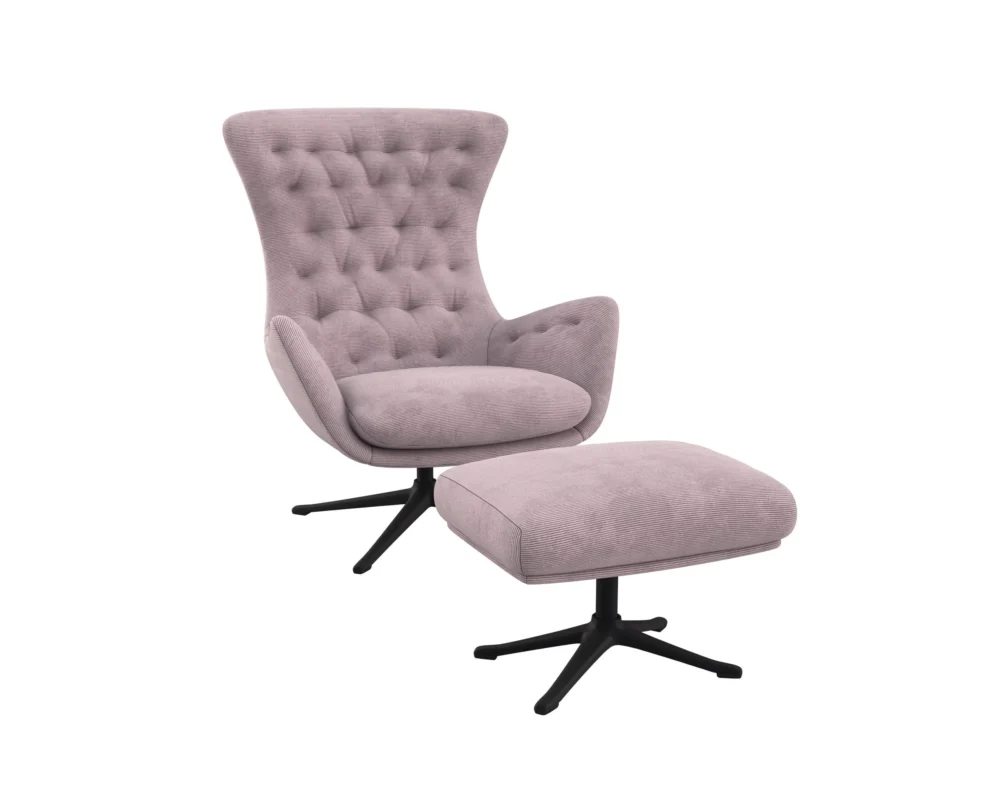 Flexlux sini Designsessel mit schwarzen Beinen – Bild 15