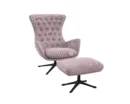 Flexlux sini Designsessel mit schwarzen Beinen