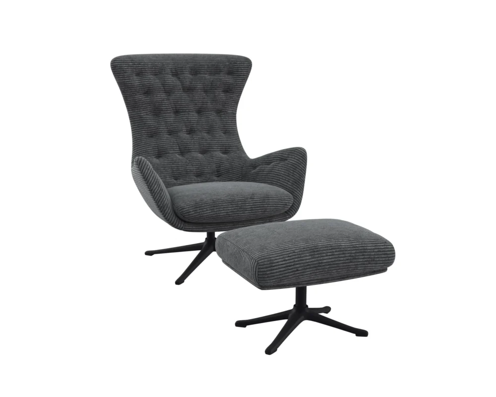 Flexlux sini Designsessel mit schwarzen Beinen – Bild 12