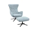 Flexlux sini Designsessel mit schwarzen Beinen