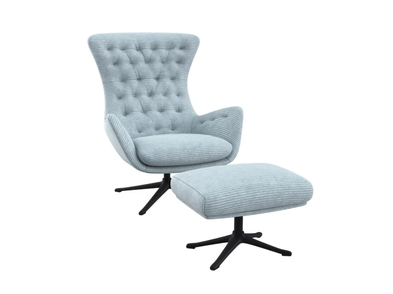Flexlux sini Designsessel mit schwarzen Beinen