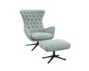 Flexlux sini Designsessel mit schwarzen Beinen