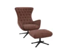Flexlux sini Designsessel mit schwarzen Beinen