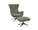 Flexlux sini Designsessel mit schwarzen Beinen