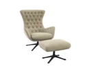 Flexlux sini Designsessel mit schwarzen Beinen