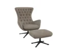 Flexlux sini Designsessel mit schwarzen Beinen