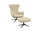 Flexlux sini Designsessel mit schwarzen Beinen