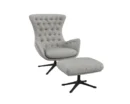 Flexlux sini Designsessel mit schwarzen Beinen