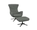 Flexlux sini Designsessel mit schwarzen Beinen