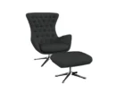 sini Designsessel mit silbernen Beinen