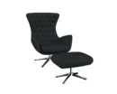 sini Designsessel mit silbernen Beinen