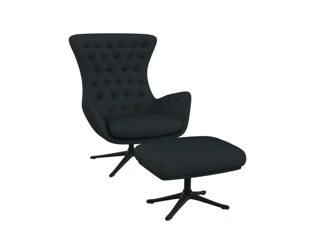 Flexlux sini Designsessel mit schwarzen Beinen – Bild 6