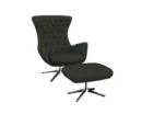 sini Designsessel mit silbernen Beinen