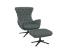 Flexlux sini Designsessel mit schwarzen Beinen
