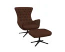 Flexlux sini Designsessel mit schwarzen Beinen