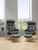 Flexlux Skagen Relaxsessel mit separater Fussstütze