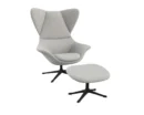 Flexlux stilo Designsessel mit schwarzen Beinen