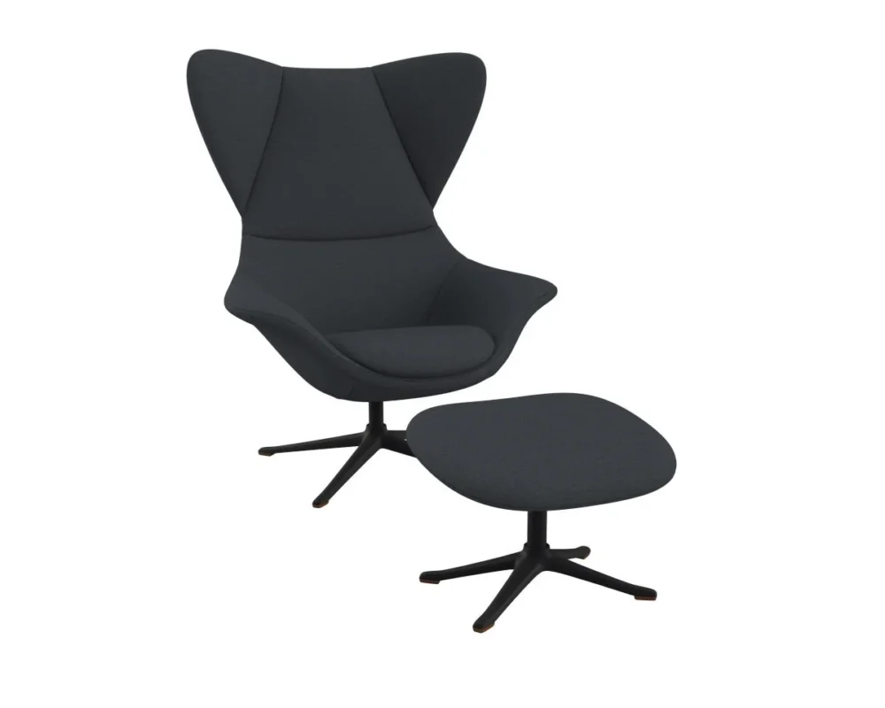 Flexlux stilo Designsessel mit schwarzen Beinen – Bild 3