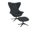 Flexlux stilo Designsessel mit schwarzen Beinen