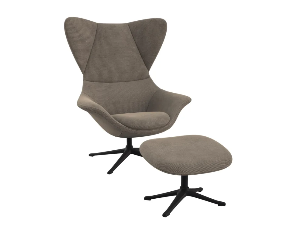 Flexlux stilo Designsessel mit schwarzen Beinen – Bild 18