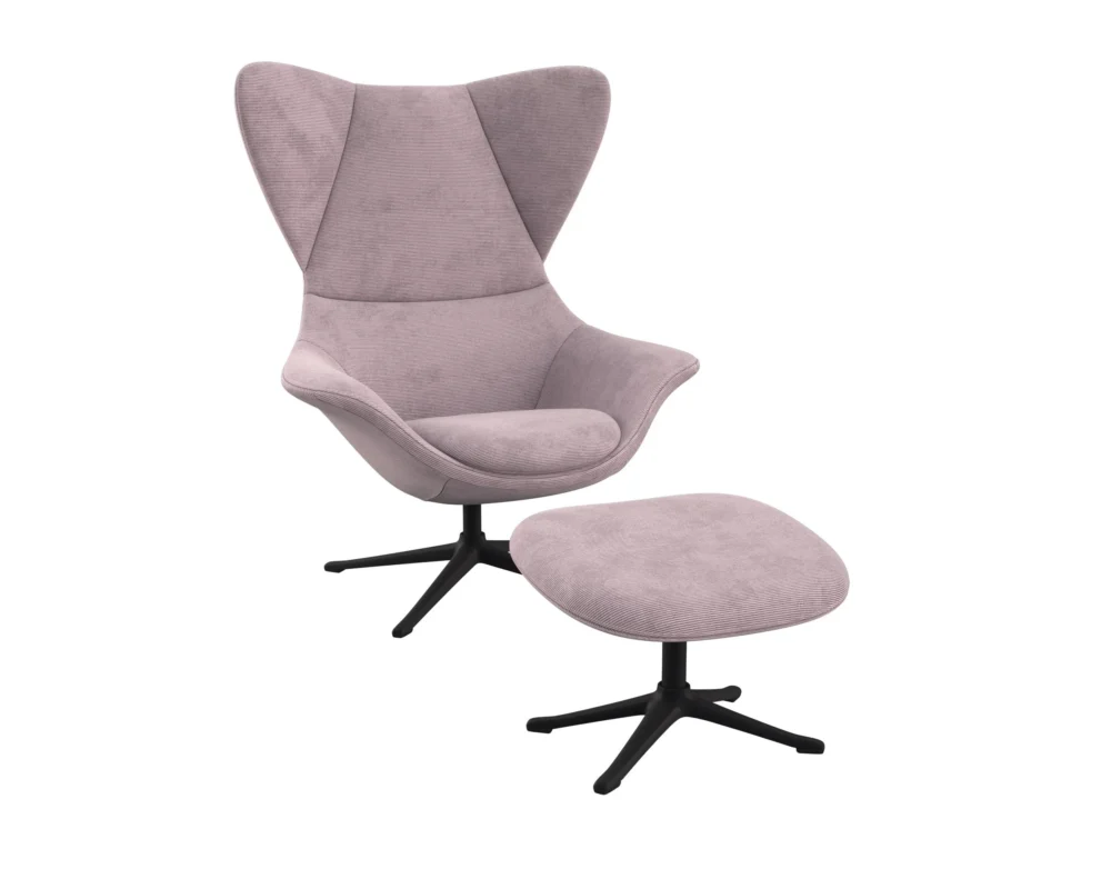Flexlux stilo Designsessel mit schwarzen Beinen – Bild 15