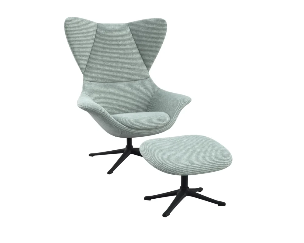 Flexlux stilo Designsessel mit schwarzen Beinen – Bild 19