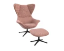 Flexlux stilo Designsessel mit schwarzen Beinen
