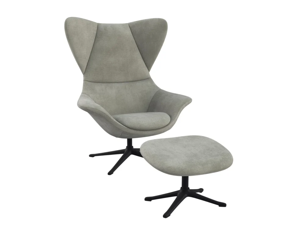 Flexlux stilo Designsessel mit schwarzen Beinen – Bild 10