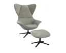 Flexlux stilo Designsessel mit schwarzen Beinen