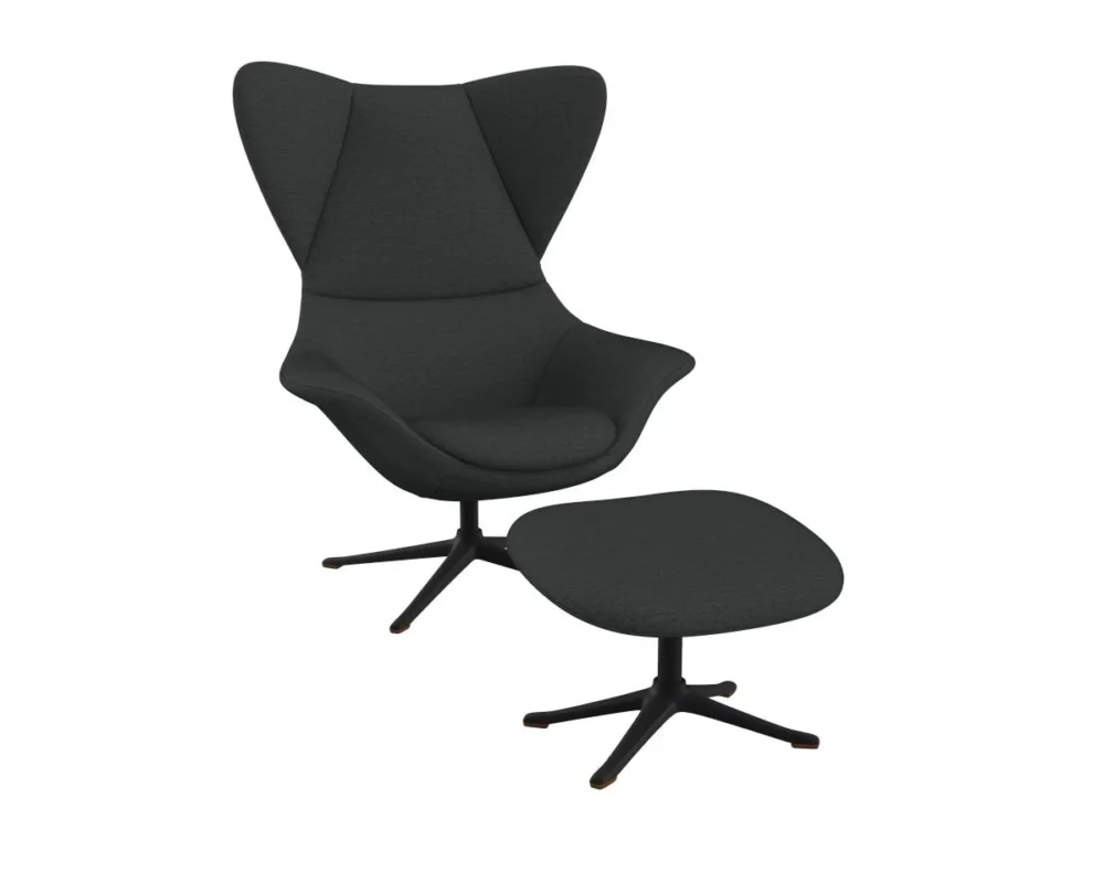 Flexlux stilo Designsessel mit schwarzen Beinen – Bild 5