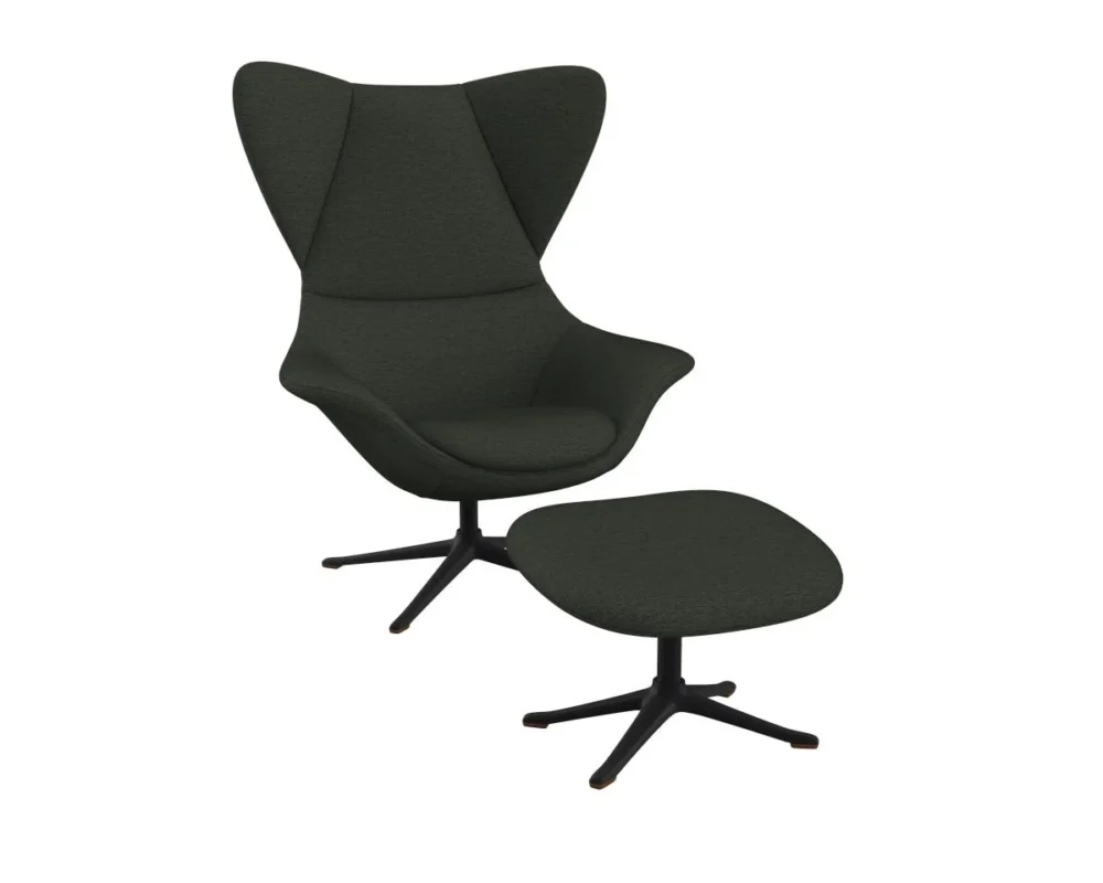 Flexlux stilo Designsessel mit schwarzen Beinen – Bild 8