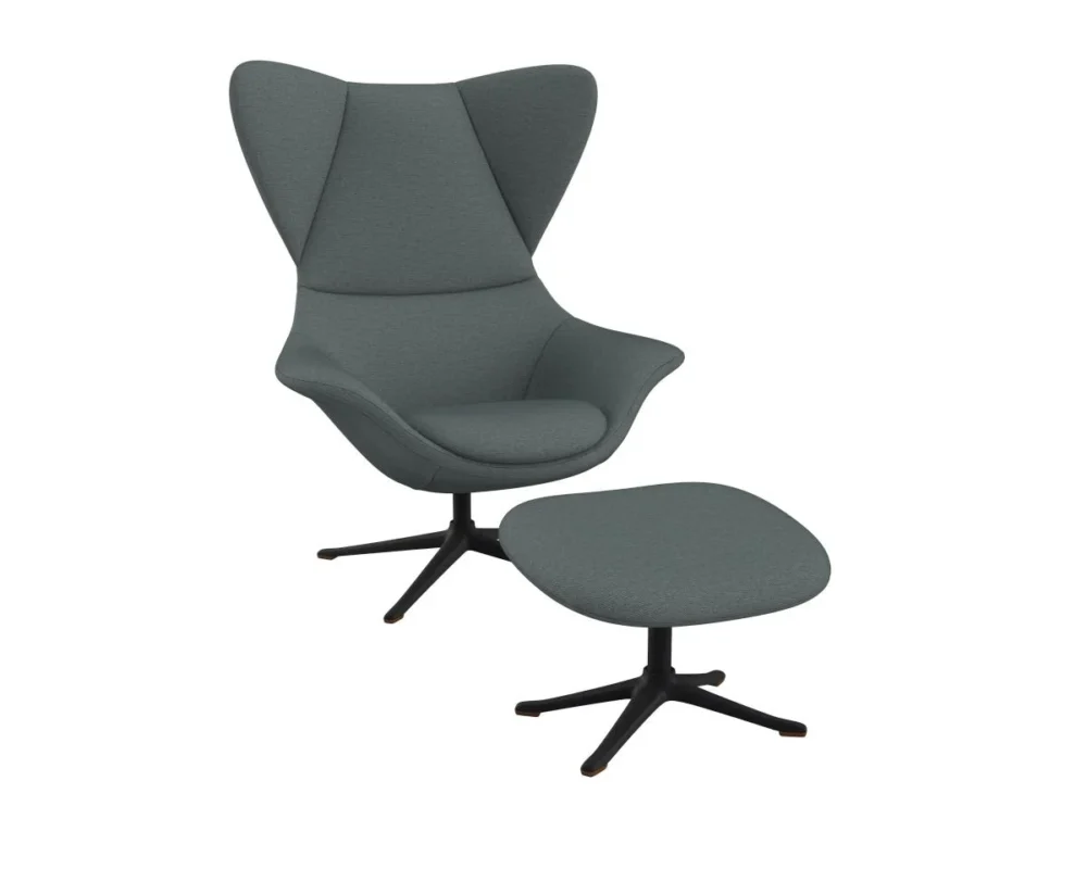 Flexlux stilo Designsessel mit schwarzen Beinen – Bild 4