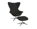 Flexlux stilo Designsessel mit silbernen Beinen